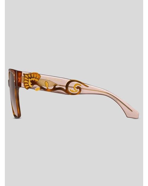 Etro Brown Blossom Sunglasses