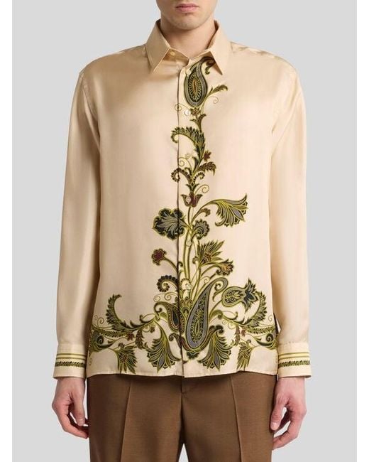 Camicia di Etro in Natural da Uomo