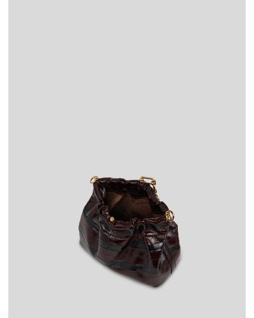 Etro Black Small Vela Blossom Bag