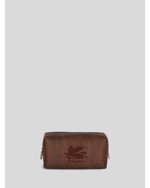 Etro Brown Large Arnica Love Trotter Nécessaire for men