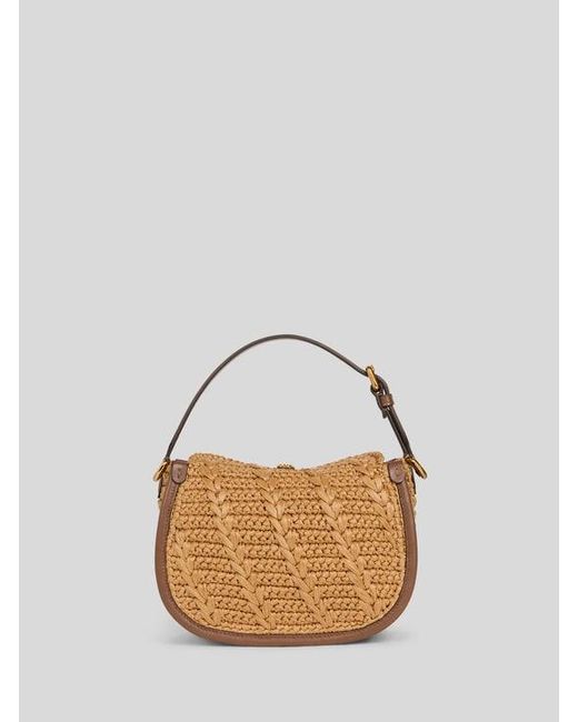 Etro Brown Small Pony Bag
