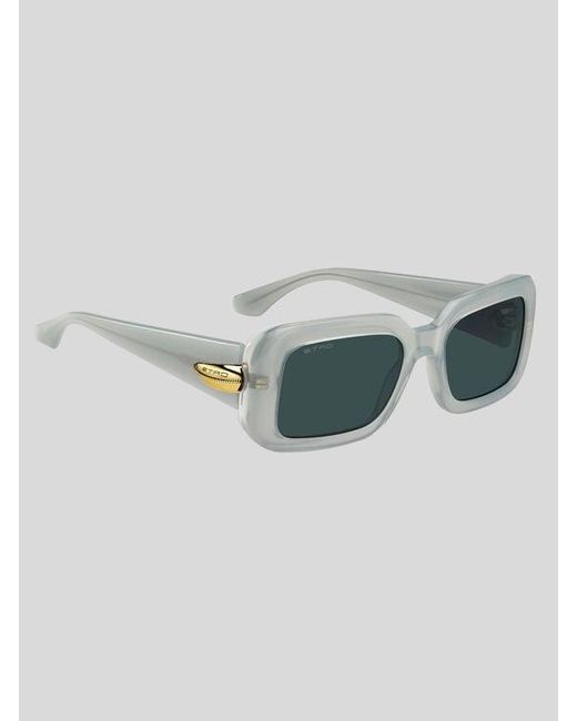 Etro Green Drop Sunglasses