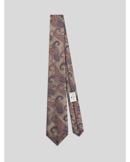 Cravatta di Etro in White da Uomo