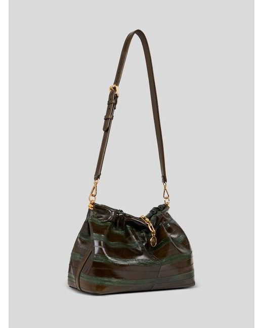 Etro Black Medium Vela Blossom Bag