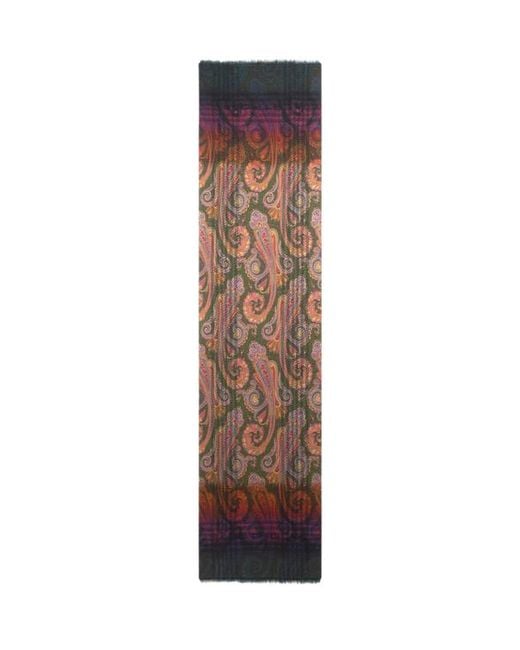 Sciarpa Jacquard di Etro in Brown da Uomo