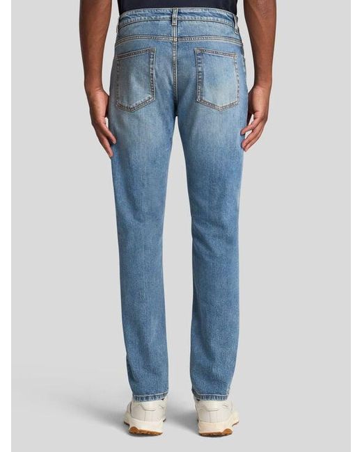 Etro Blue Jeans With Embroidery for men