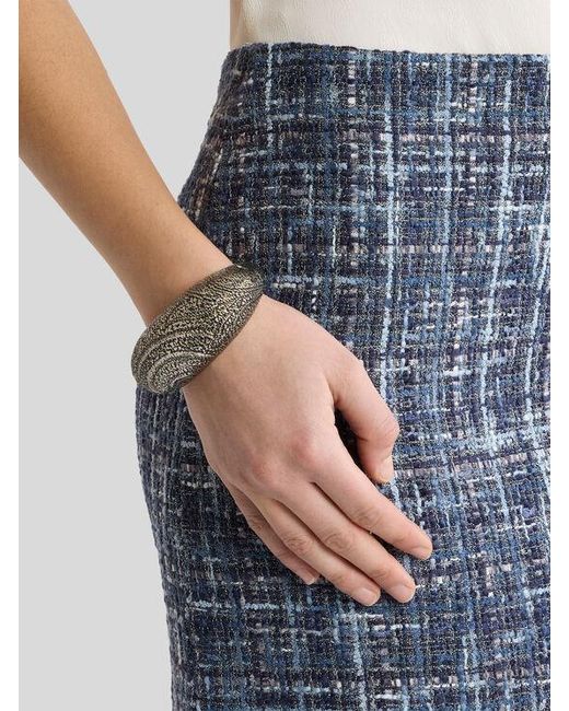 Etro Metallic Arnica Bangle Bracelet