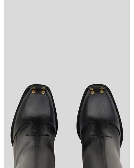 Etro Black High Leather Boots