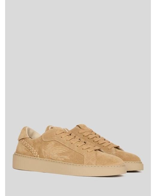 Etro Natural Suede Sneakers for men