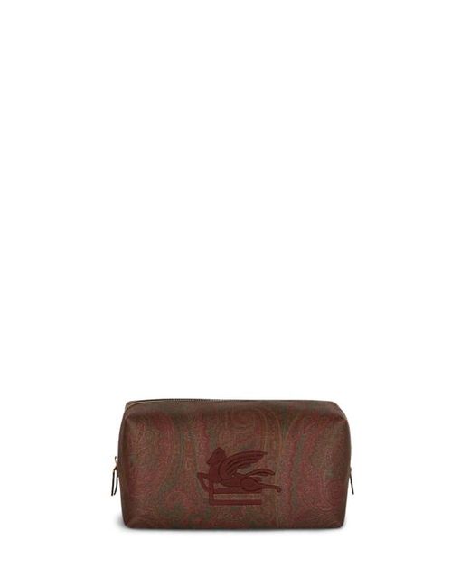 Etro Brown Large Arnica Love Trotter Nécessaire for men