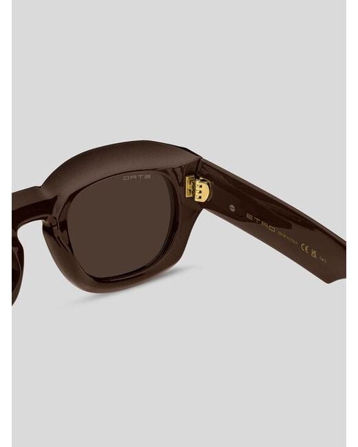 Etro Brown Screen Sunglasses