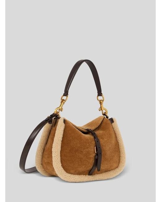 Etro Metallic Medium Shearling Pony Bag