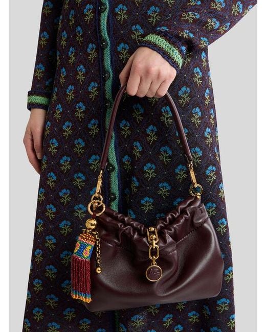 Etro White Doll Charm With Beads