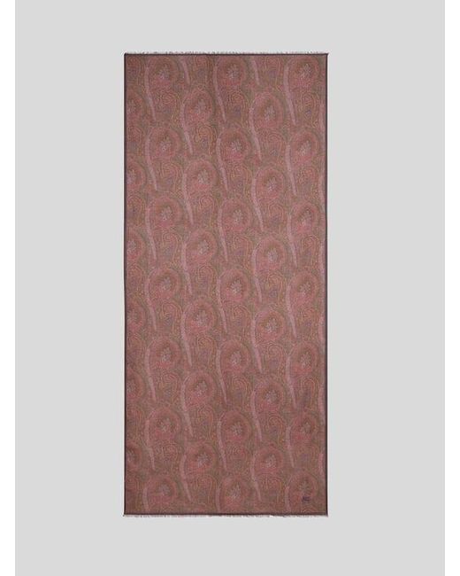 Sciarpa Paisley, Uomo di Etro in Brown da Uomo