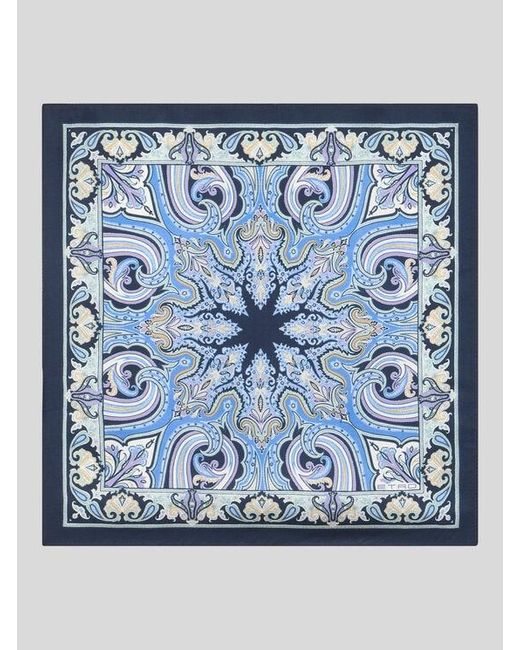 Pochette di Etro in Blue da Uomo