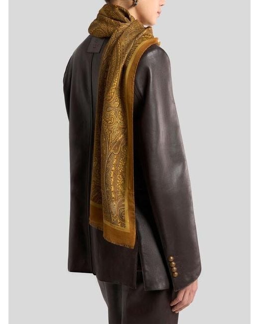 Sciarpa di Etro in Yellow