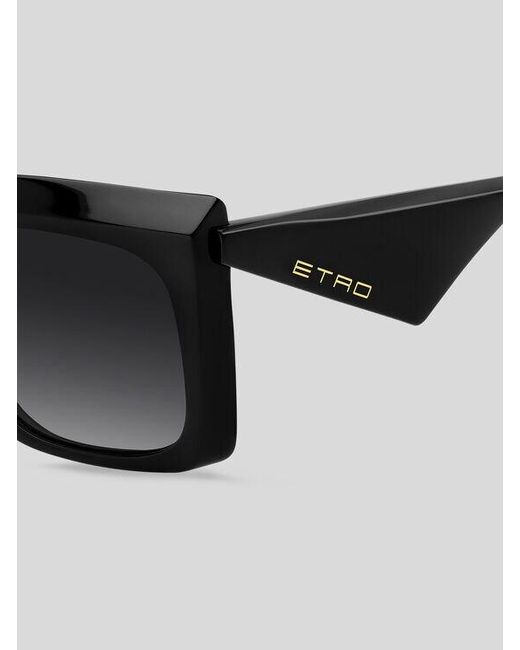 Etro Black Tailoring Sunglasses