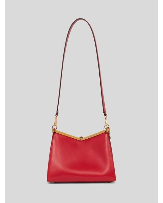 Etro Red Medium Vela Bag