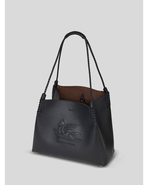 Etro Black Medium Libra Tote Bag