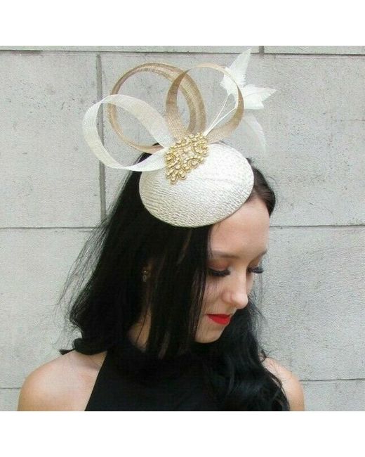Etsy Gold Champagne Beige Cream Feather 