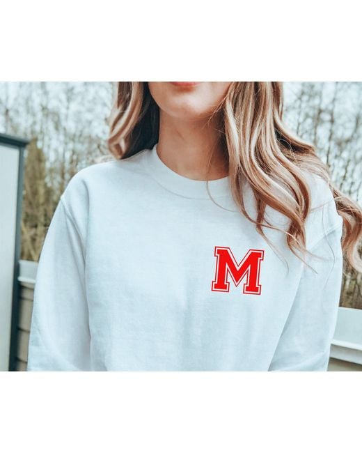 varsity style sweatshirt