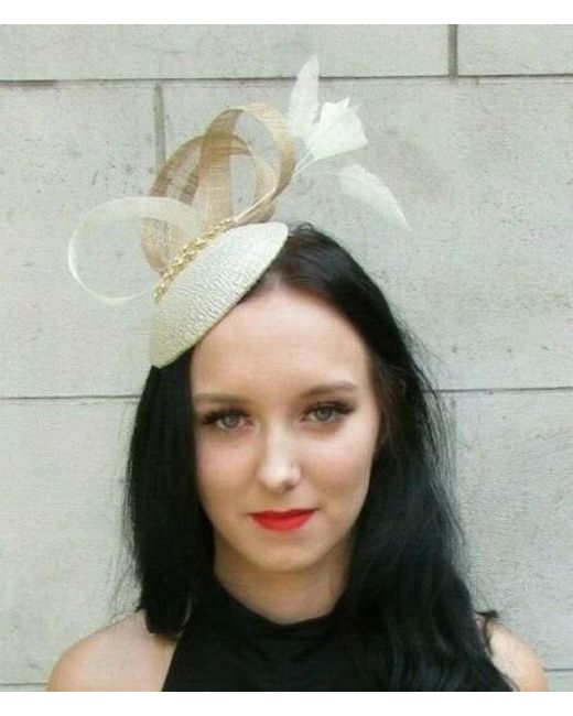 Etsy Gold Champagne Beige Cream Feather 