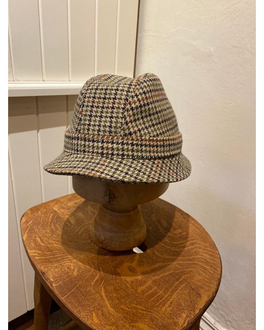 Etsy Vtg 70s Fedora -dog Tooth Tweed 