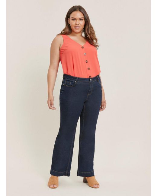 evans wide leg jeans