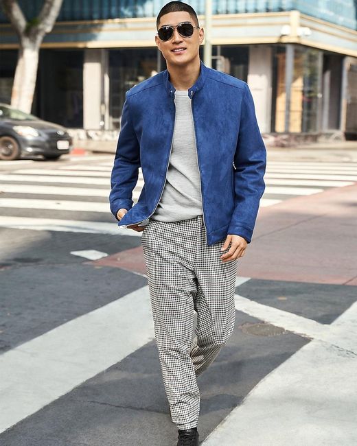 Multi Color Checkered Jogger Suit Pants 