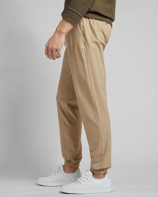 Express Solid Performance Woven Joggers 