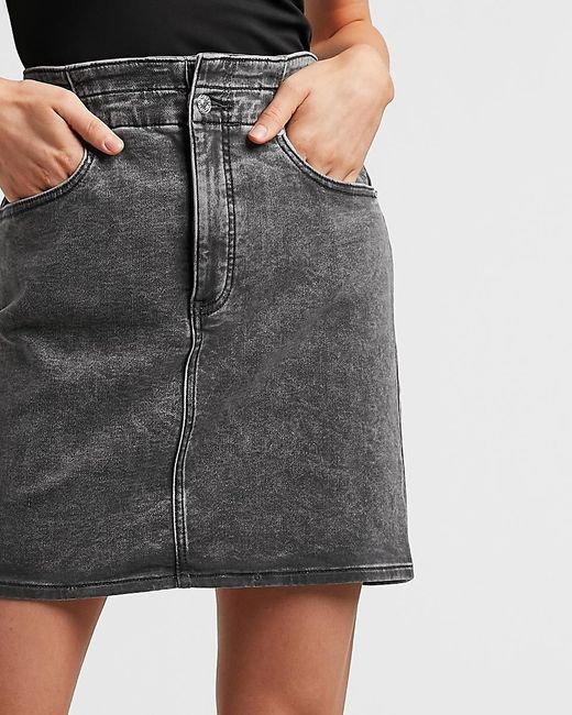 denim skirt express