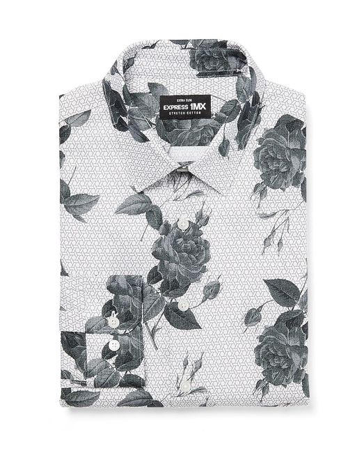 Express Extra Slim Floral Stretch 