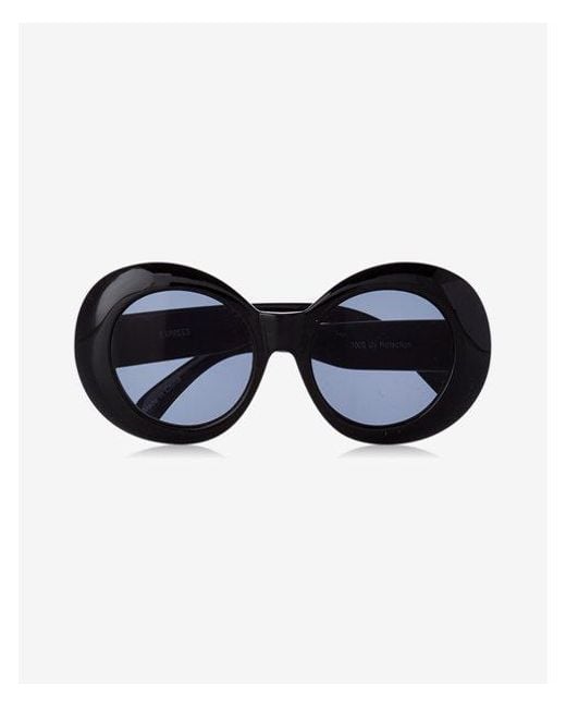 lyst express asterix sunglasses in black