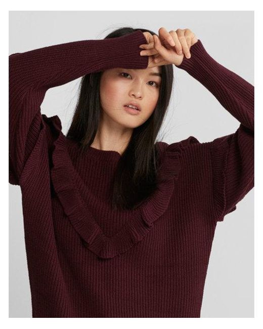 Red ruffle sweater RED Valentino Ruffle Hem Stripe Wool Sweater. $ Akris punto Ruffle Detail Wool Sweater. $ Co Essentials High Collar Wool Sweater. $ Veronica Beard Ollie Ruffle Hem Sweater. $ Alexander Wang Ruffle Zipper Hem Sweater. $ Cinq à Sept Savanna Ruffle Sleeve Cashmere Sweater.