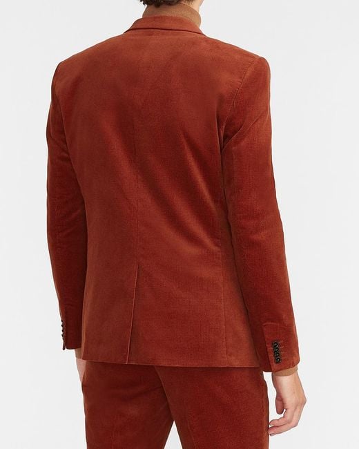 Red corduroy suit Clearance