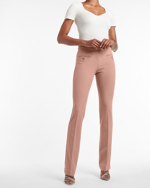Express Mid Rise Supersoft Twill Button 