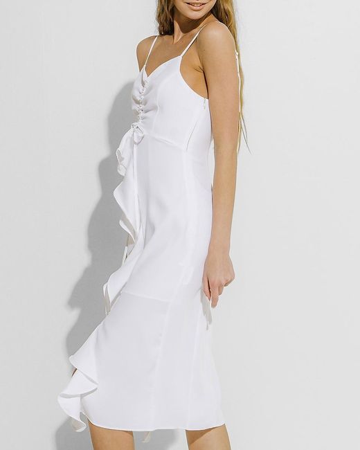 endless rose white dress