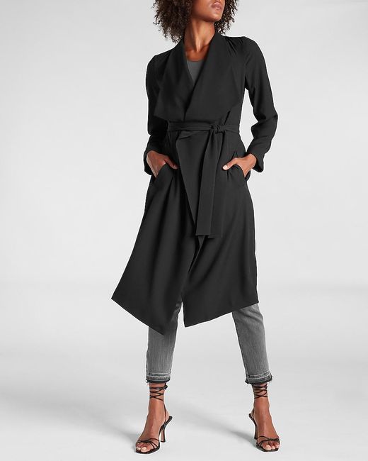 express soft trench coat