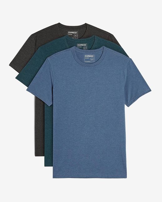 Express 3 Pack Slim Stretch Crew Neck T 