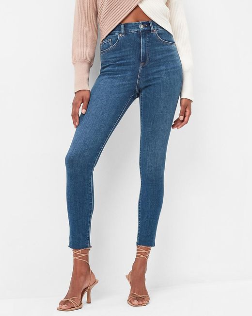 High Waisted Curvy Flexx Medium Wash 