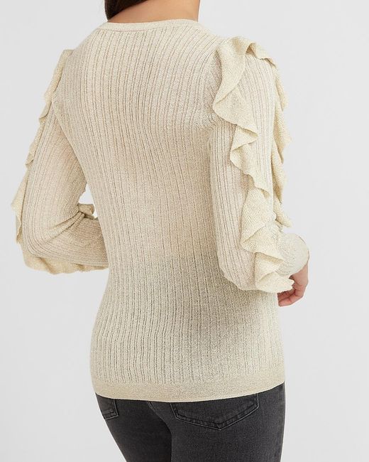 express metallic sweater