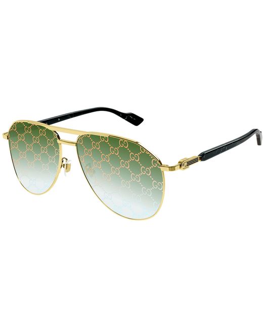 Gucci GG1220S Monogram Aviator Sunglasses