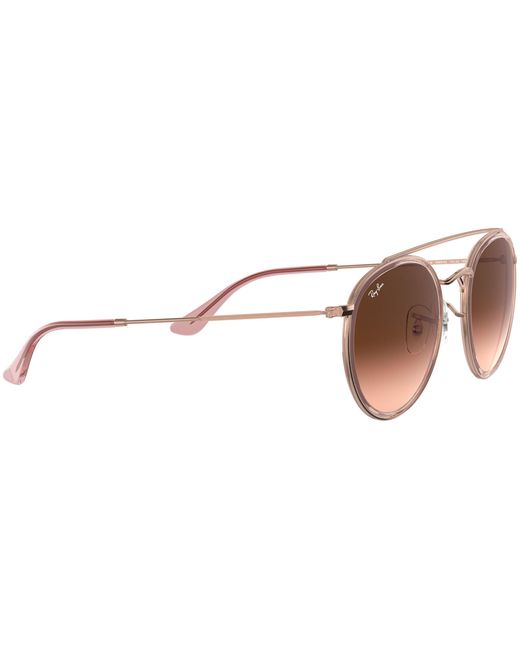 Round Double Bridge Rb3647n Pink Bronze 