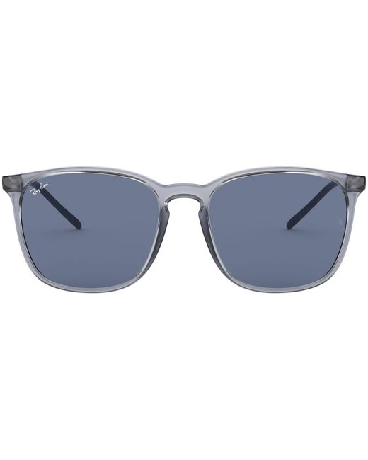 Ray-Ban Rb4387 639980 Transparent Blue | Lyst UK