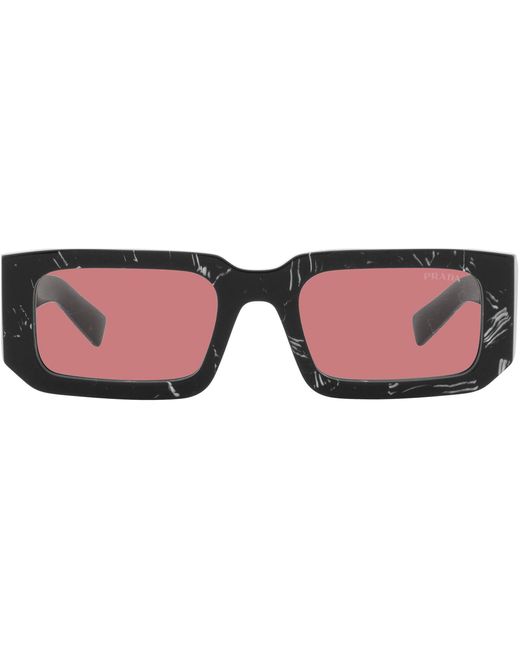 prada pr 06ys 09q5s0 black white