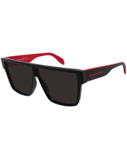 Alexander McQueen Am0328s 001 Shiny Black for Men Mens Accessories Sunglasses 