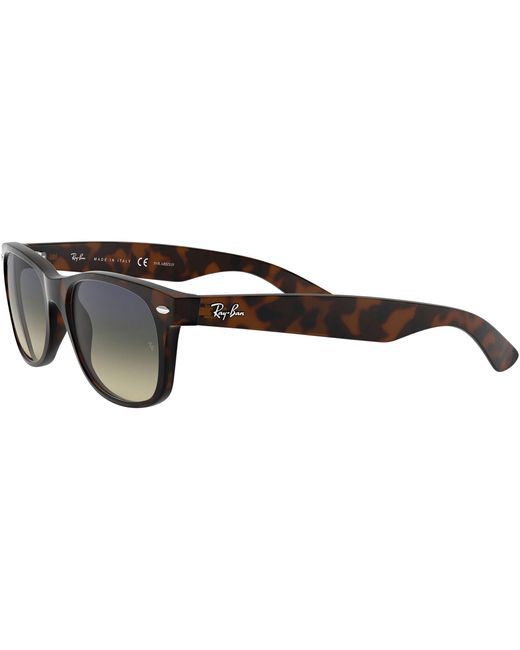 Ray Ban New Wayfarer Classic Rb2132 Matte Havana In Black Lyst