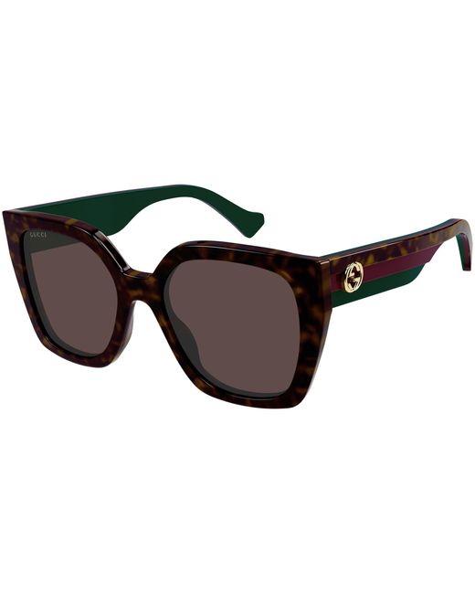 Gucci GG1300S 002 Tortoise Brown in Black | Lyst