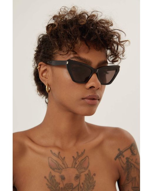 Saint Laurent Women's Cat Eye Sunglasses