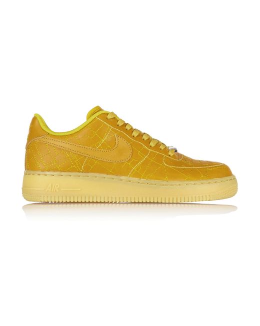 yellow suede af1